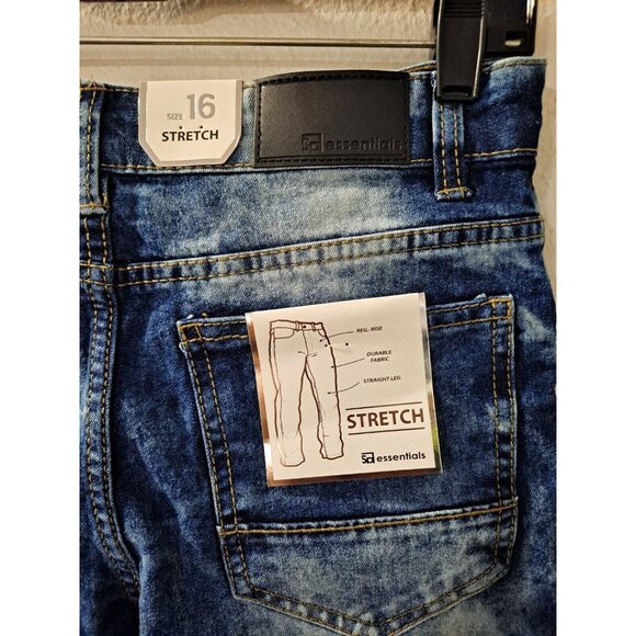 NWT Sp Essentials Active Flex Women Distressed Trendy Stylish Jeans, Size 16 - Picture 4 of 12